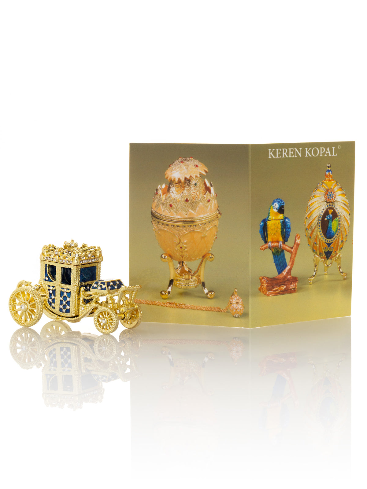 Keren Kopal Gold & Blue Carriage