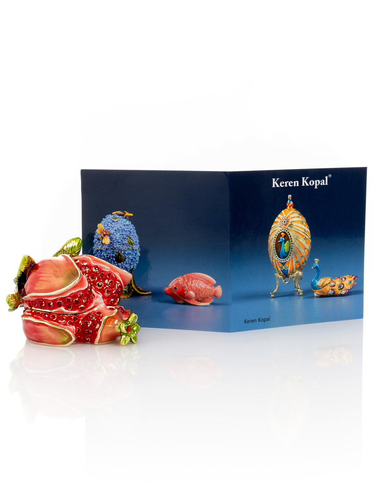 Keren Kopal Pomegranate Trinket Box