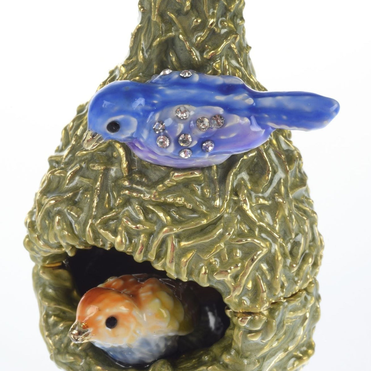 Keren Kopal Two love Birds in a nest Trinket Box