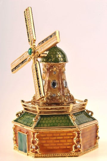 Keren Kopal Green & Gold Windmill
