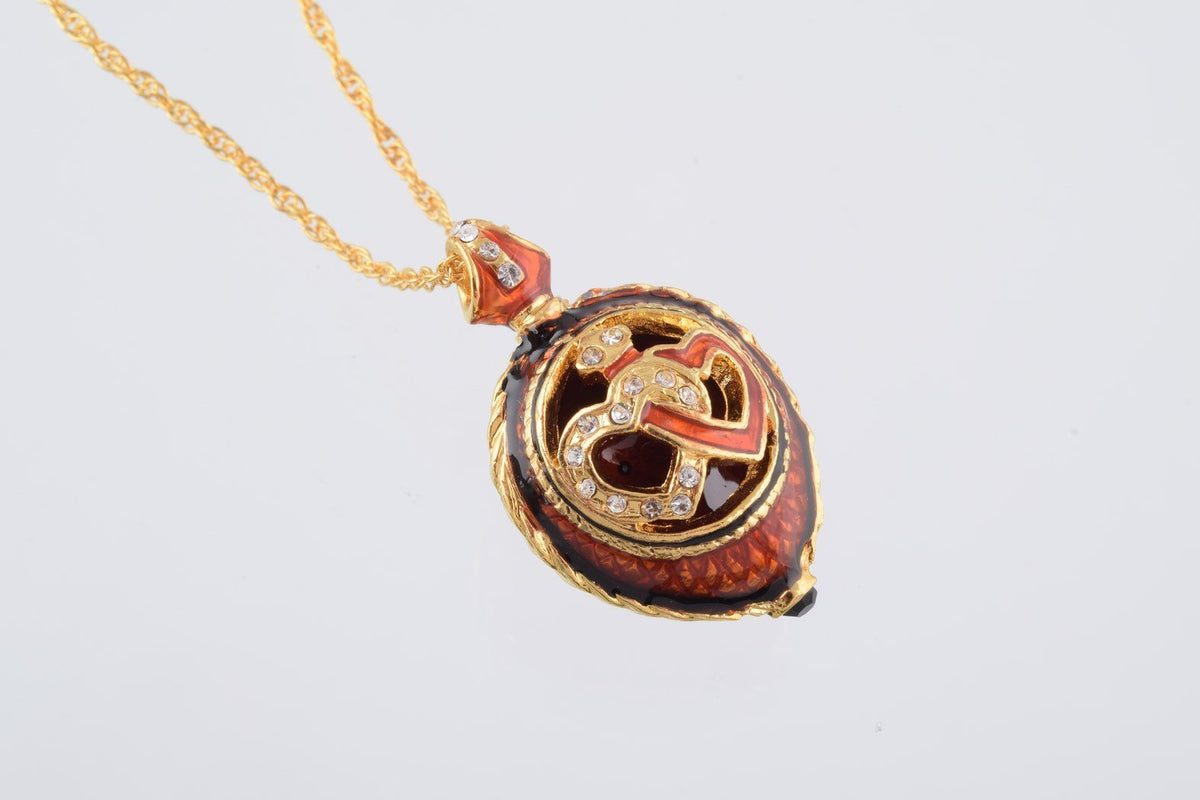 Keren Kopal Red Love Egg Pendant Necklace