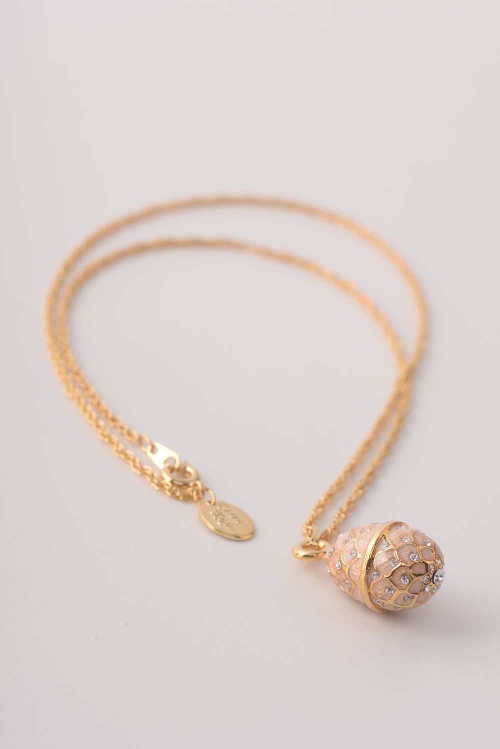 Keren Kopal Light Pink Egg Pendant Necklace