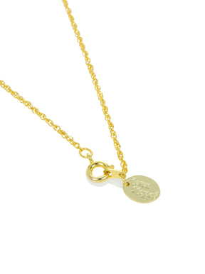 Keren Kopal Yellow Egg Star of David Pendant Gold Necklace