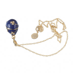 Keren Kopal Blue Egg Pendant Gold Necklace