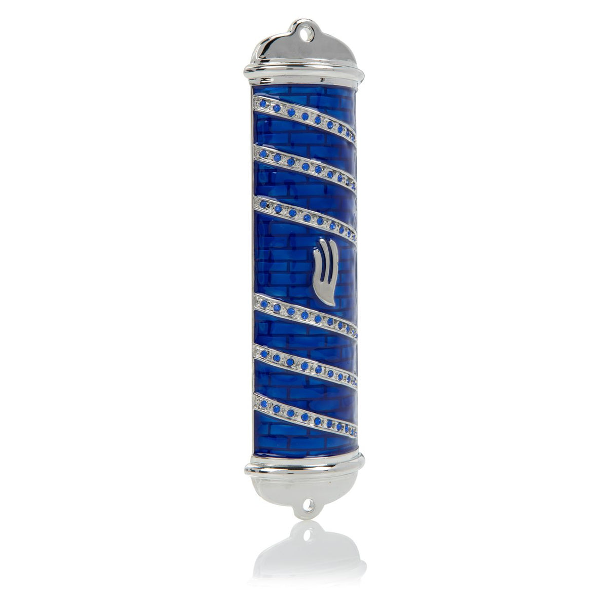 Blue Modern Mezuzah