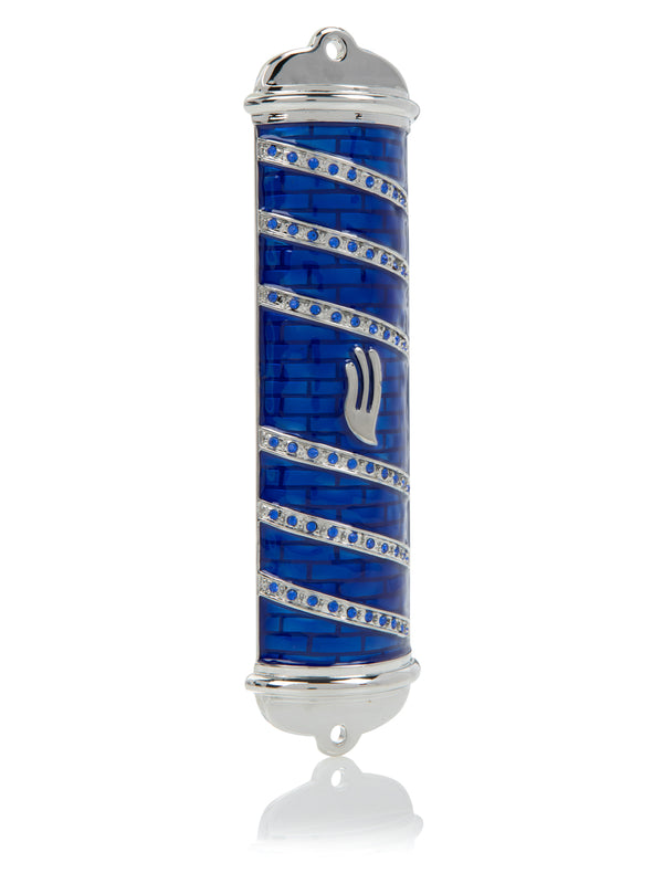 Mezouza Bleue Moderne