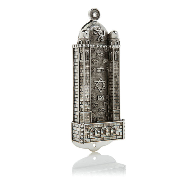 Mezouzah style Mur des Lamentations en argent