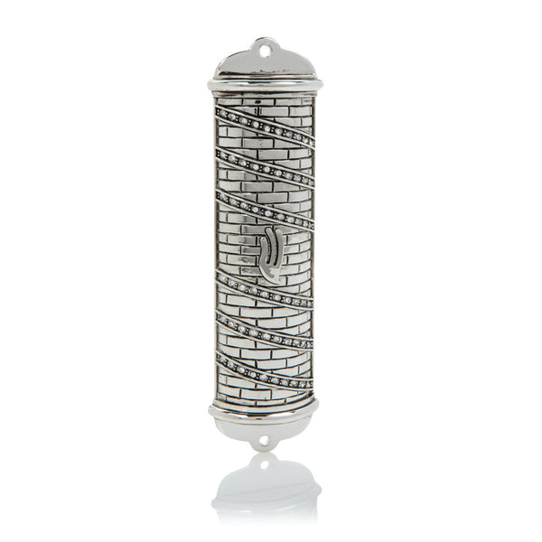 Mezouzah Moderne Argentée