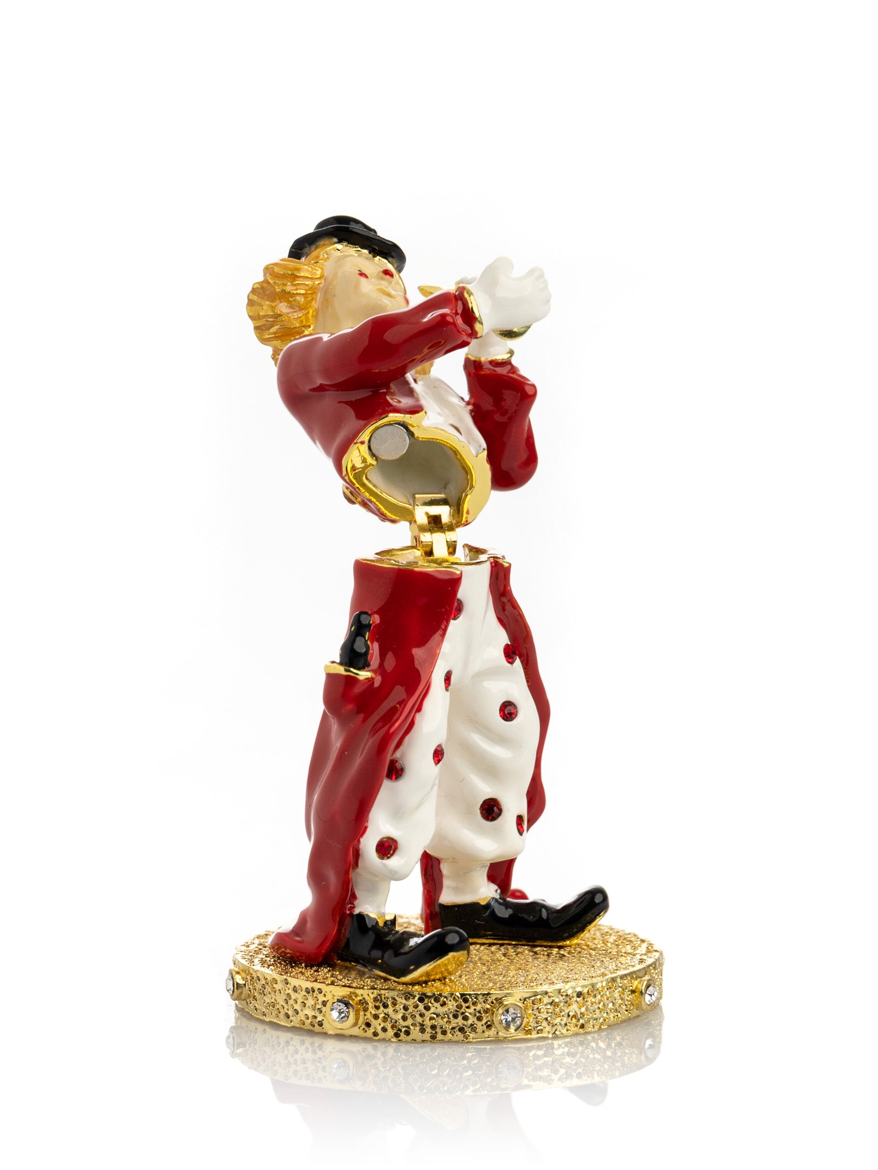 Circus Clown Playing the Trumpet