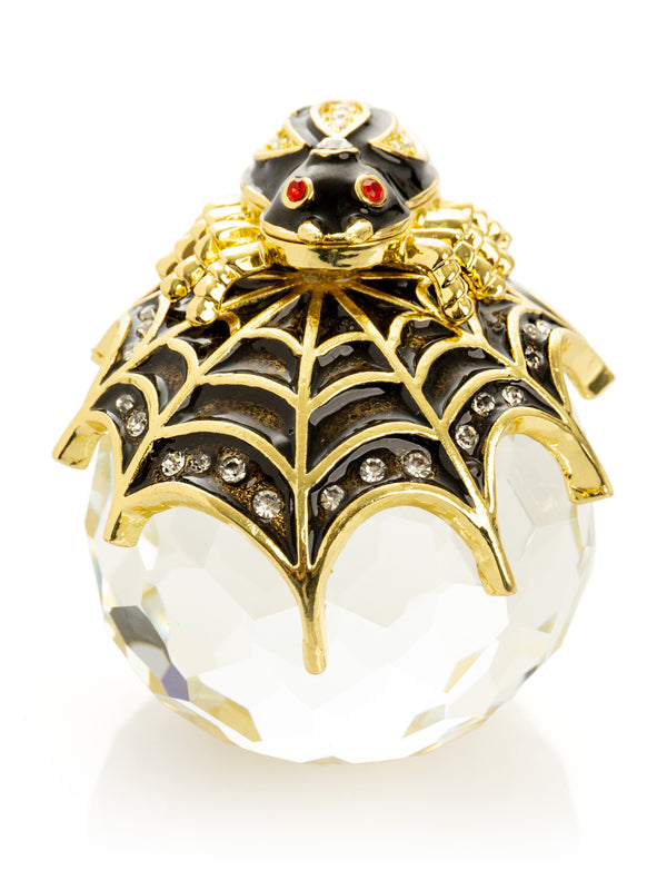 Araignée sur Cristal