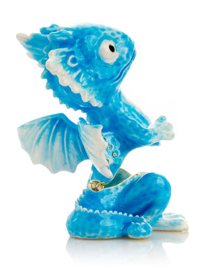 Cute Blue Chinese Dragon