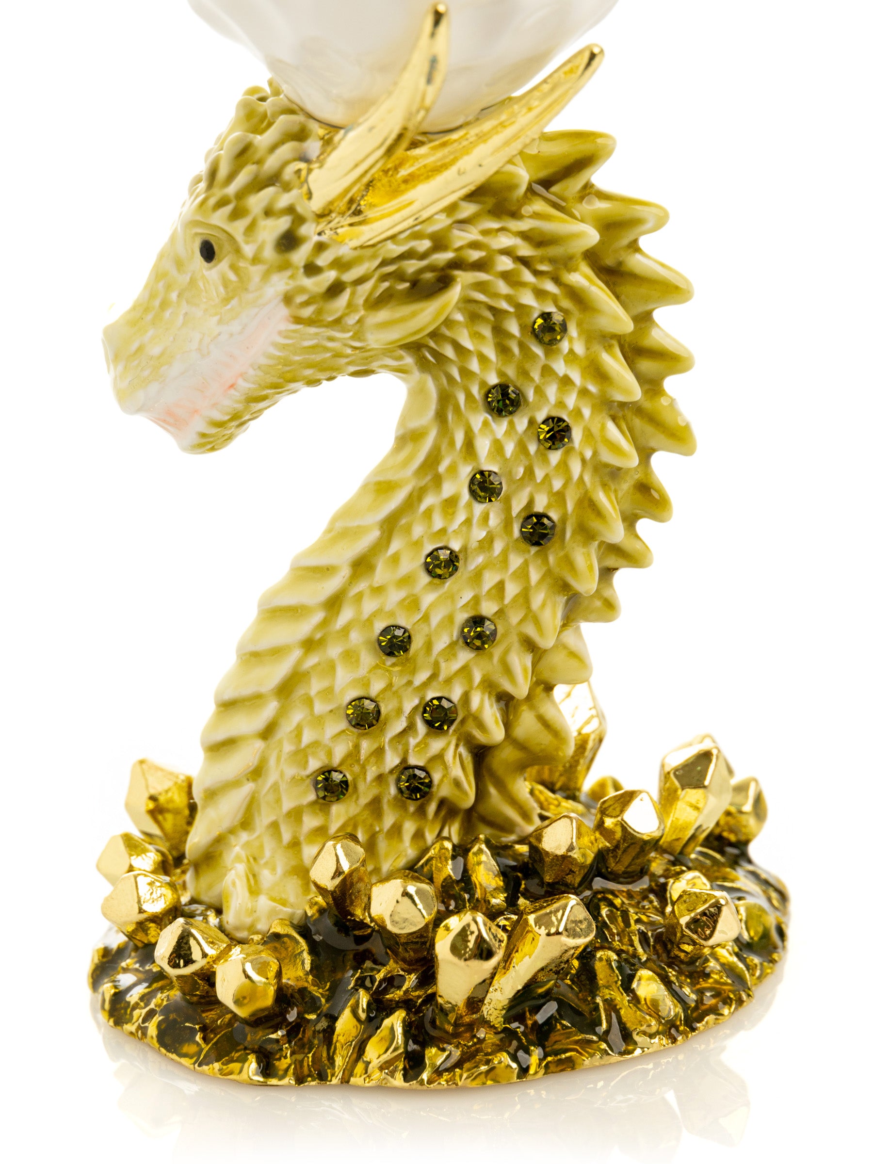 Golden Dragon head white egg