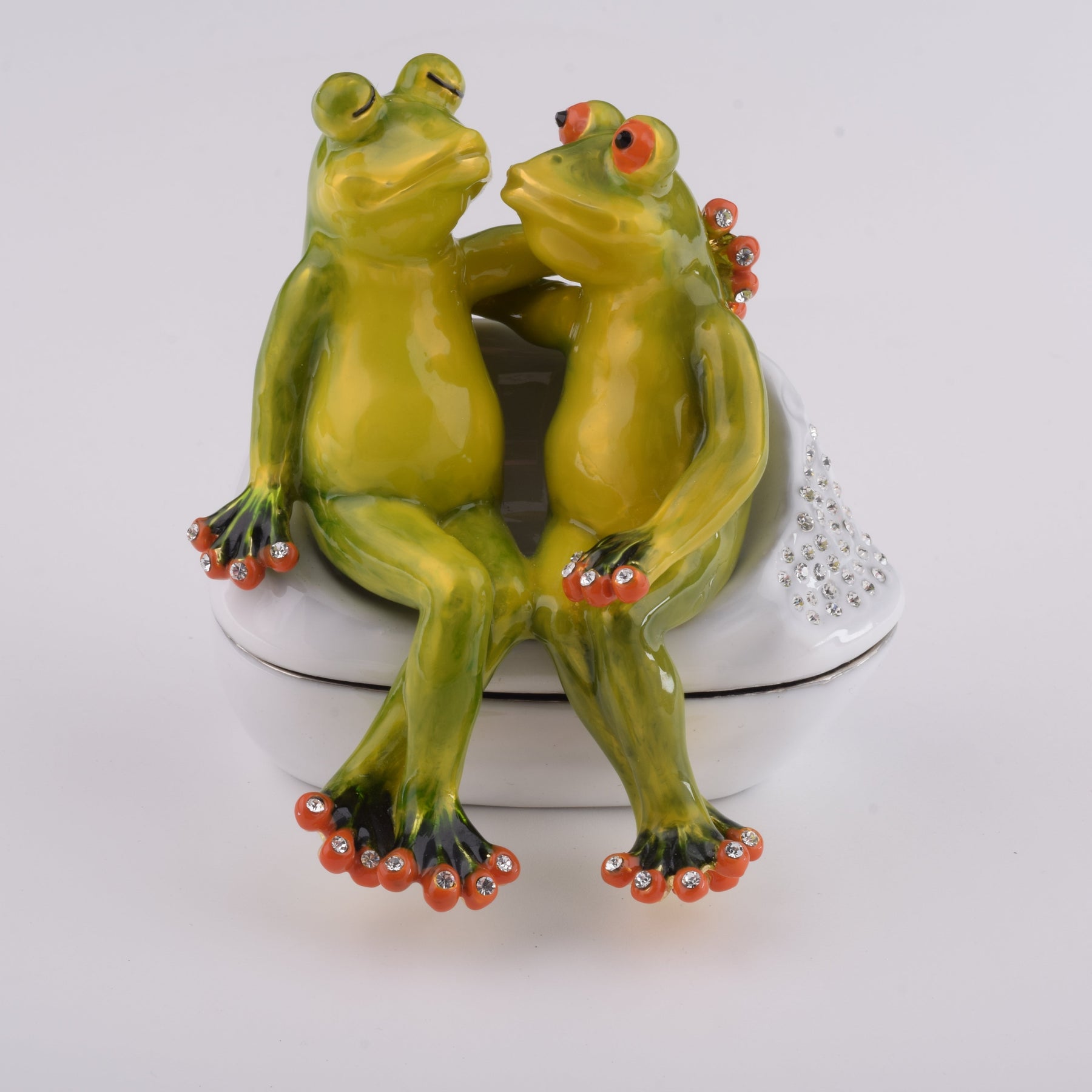 Keren Kopal Two Frogs in love Sitting Together