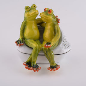 Keren Kopal Two Frogs in love Sitting Together