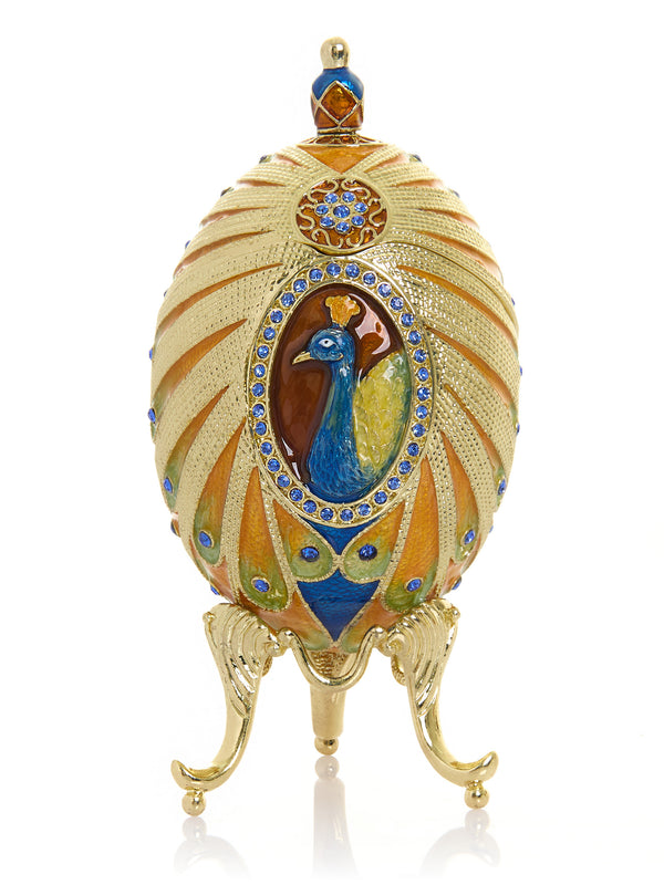 Œuf Fabergé Paon Coloré