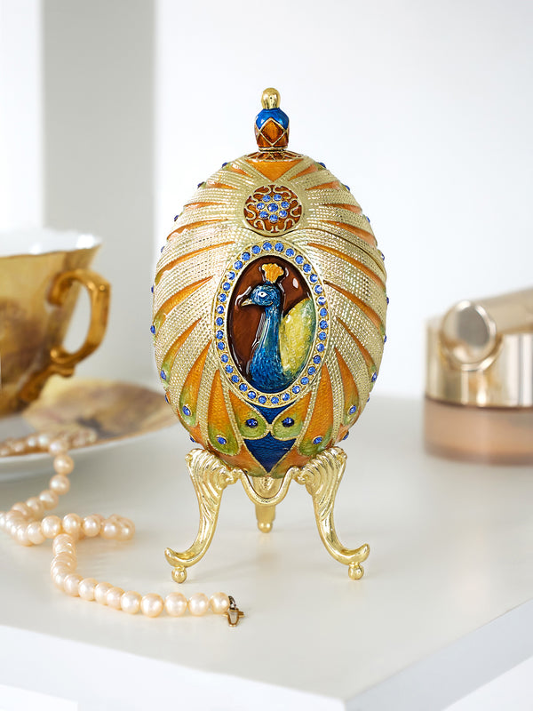 Œuf Fabergé Paon Coloré