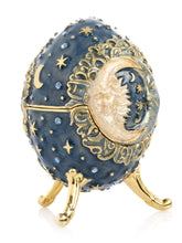 Keren Kopal Celestial Sun and Moon Egg Trinket Box