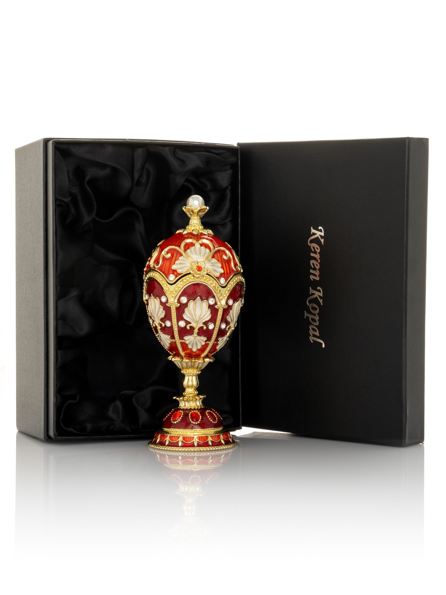 Music Playing Red Faberge Egg