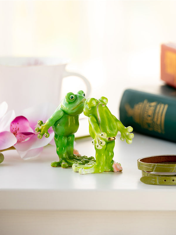Boîte à bijoux Kissing Frogs