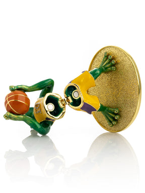 Frog Playing Basketball