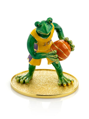 Frog Playing Basketball