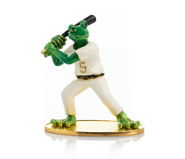 Grenouille Jouant au Baseball