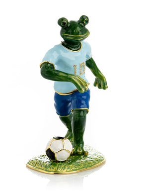 Frog Playing Football