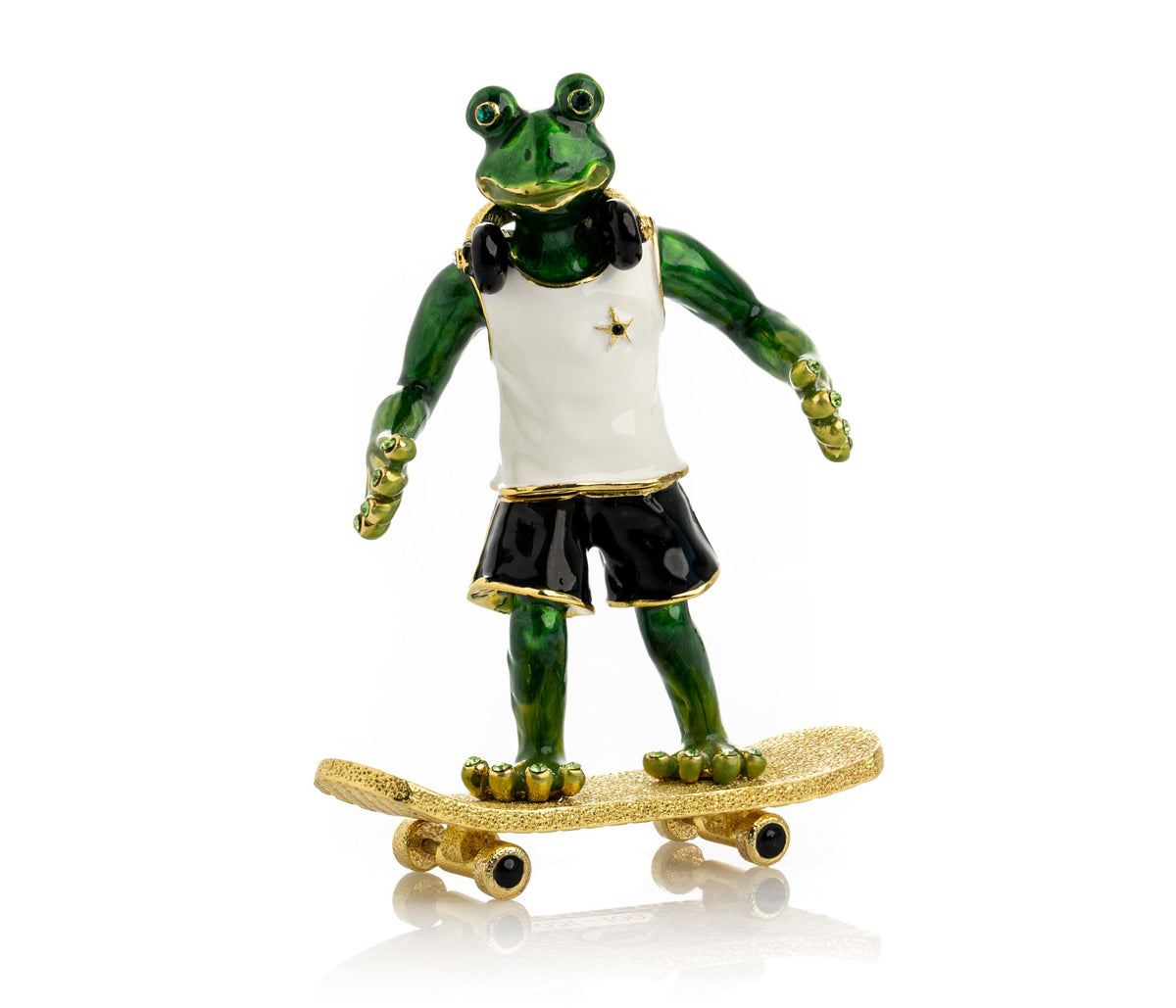 Skateboarding Frog