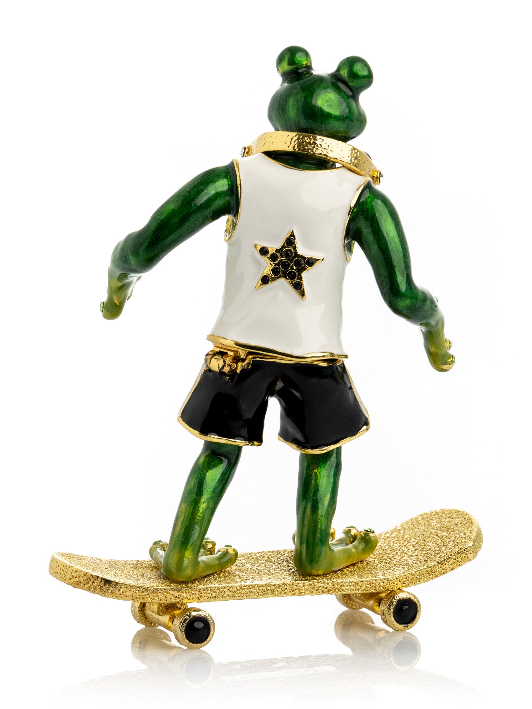 Skateboarding Frog