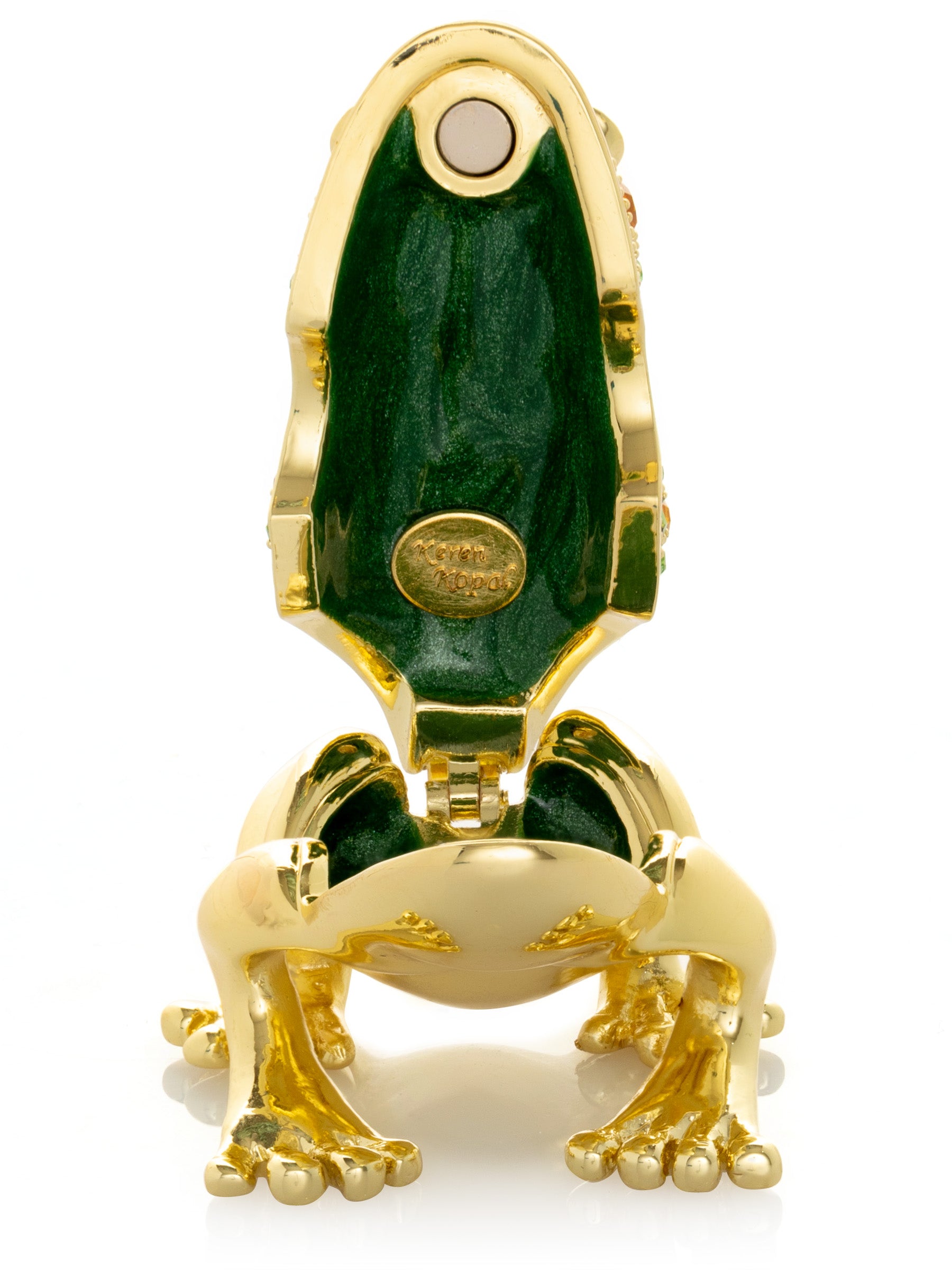 Keren Kopal Gold & Green Frog