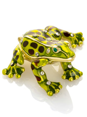 Green Black Spotted Frog