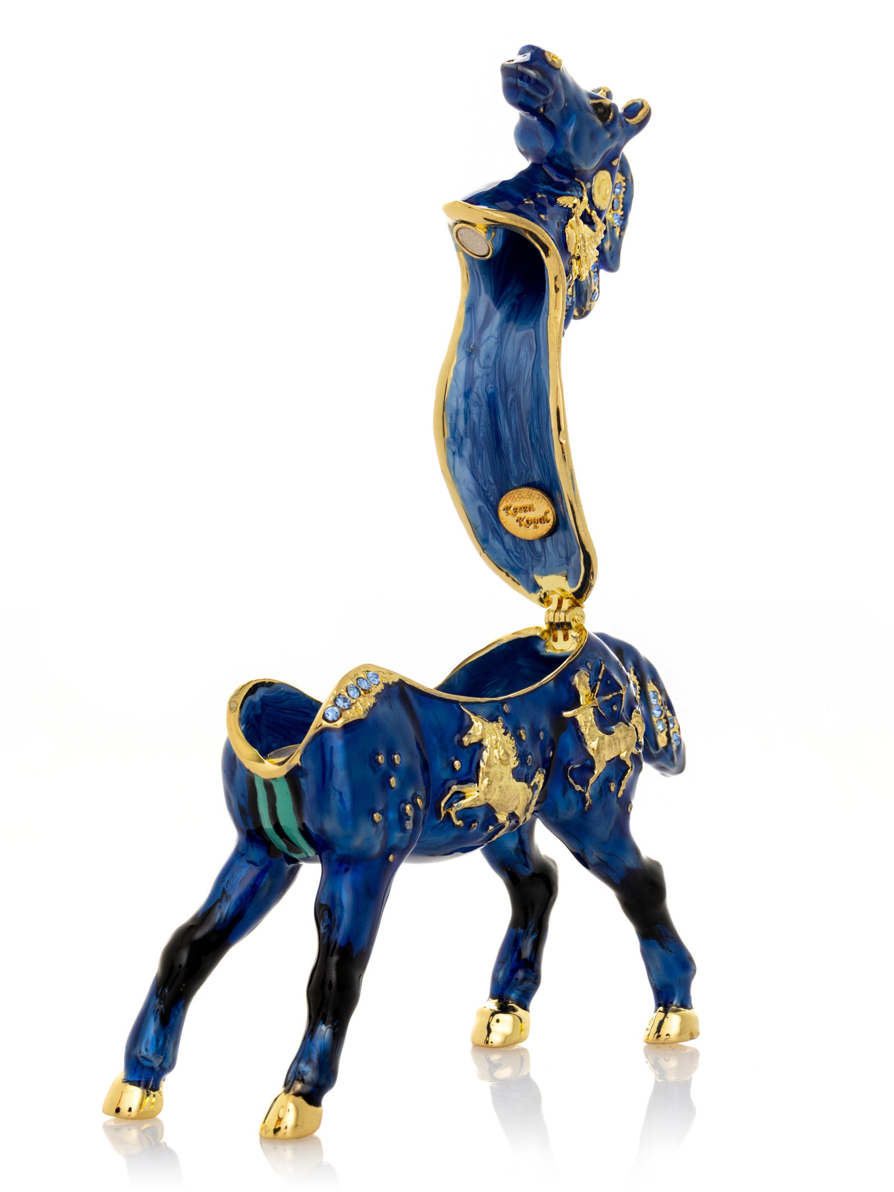 Blue Horse trinket box