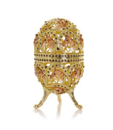 Keren Kopal Golden Easter Egg decorated with Horses