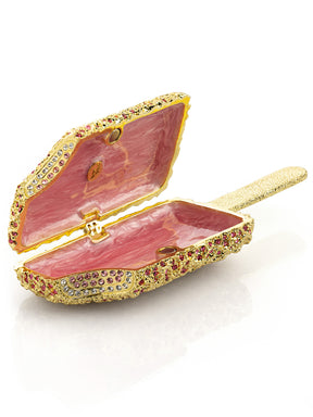 Golden ice-cream Ice Pop Trinket Box