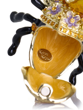 Königin Biene mit Bienenstock Schmuckkästchen