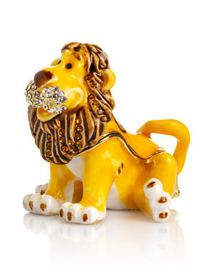 Keren Kopal Cute Lion Trinket Box