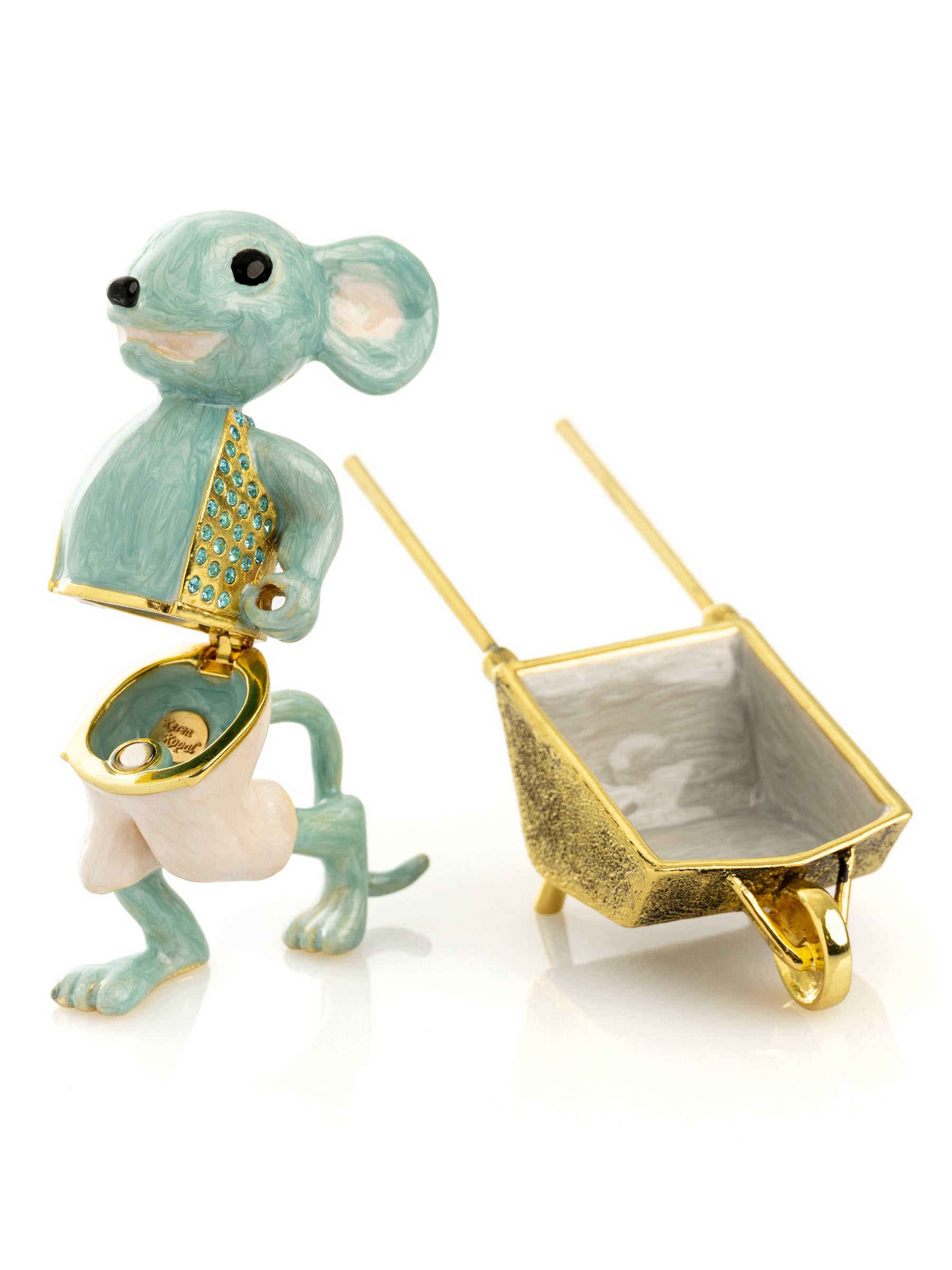 Mouse with Wheelbarrow