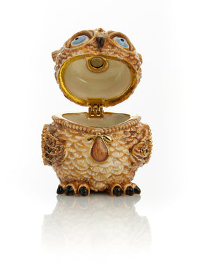 Brown Owl Trinket Box