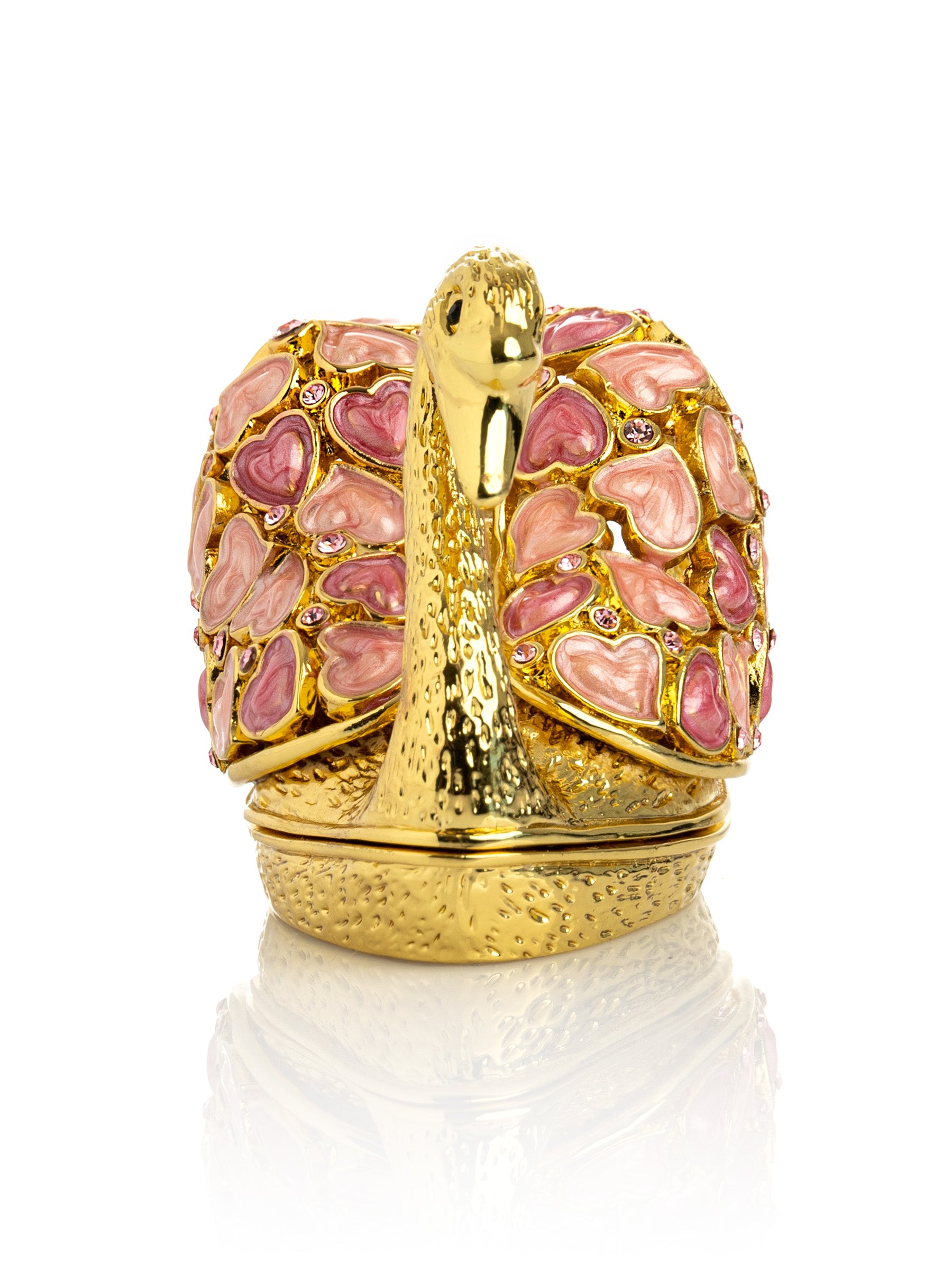 Keren Kopal Golden Swan with Hearts