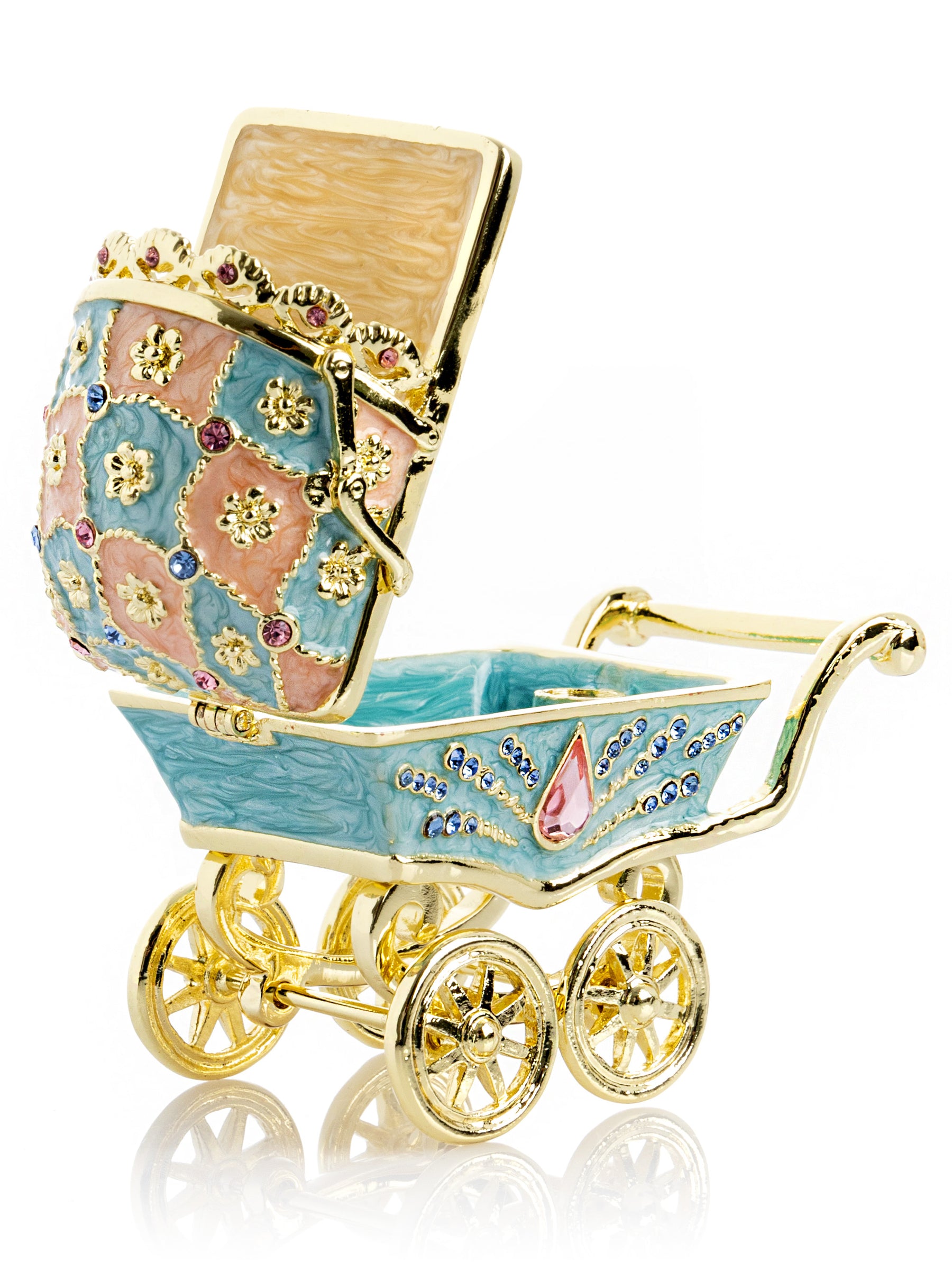 Baby Carriage trinket box