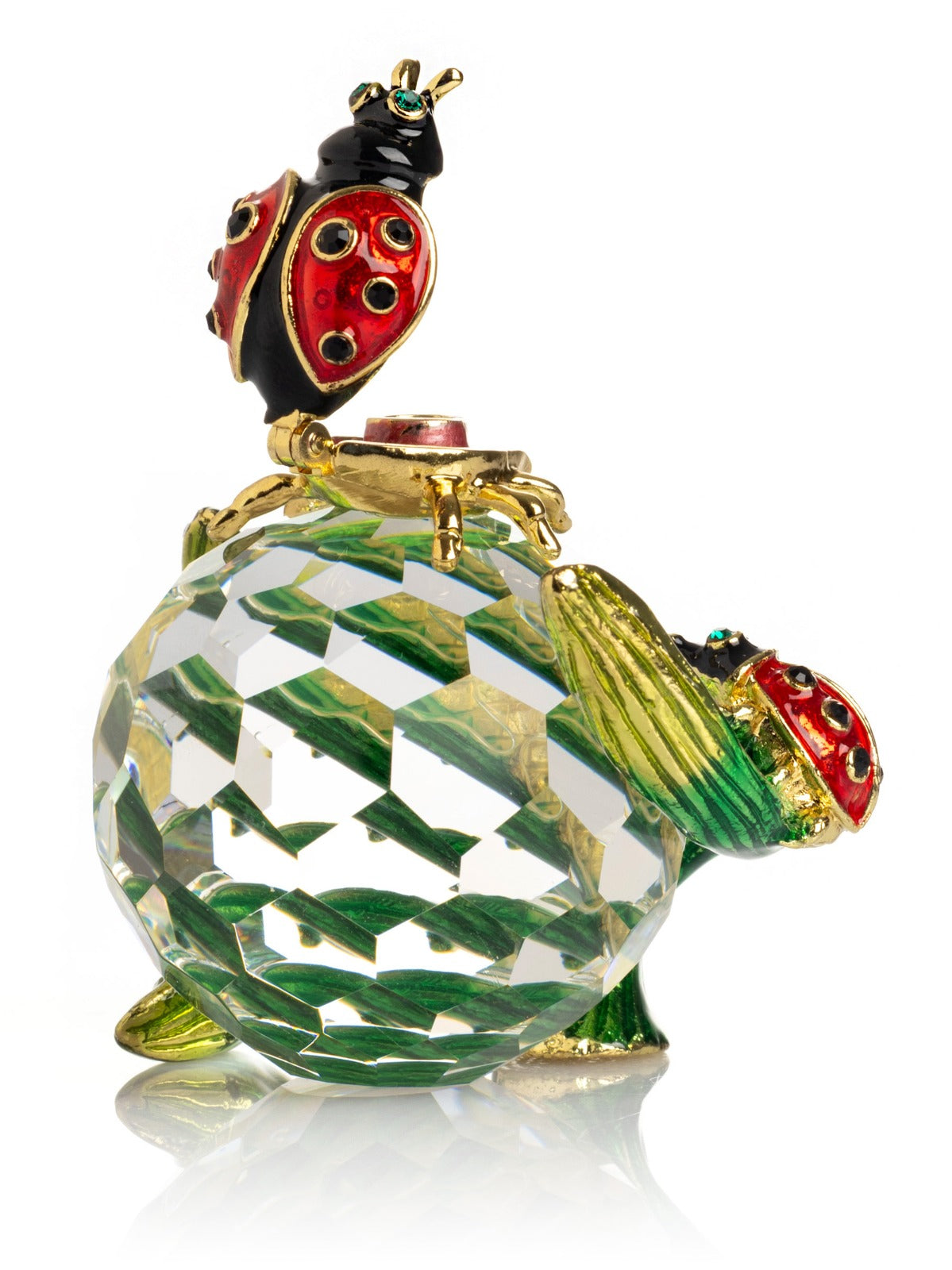 Keren Kopal Cute Ladybugs on Crystal