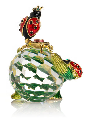 Keren Kopal Cute Ladybugs on Crystal