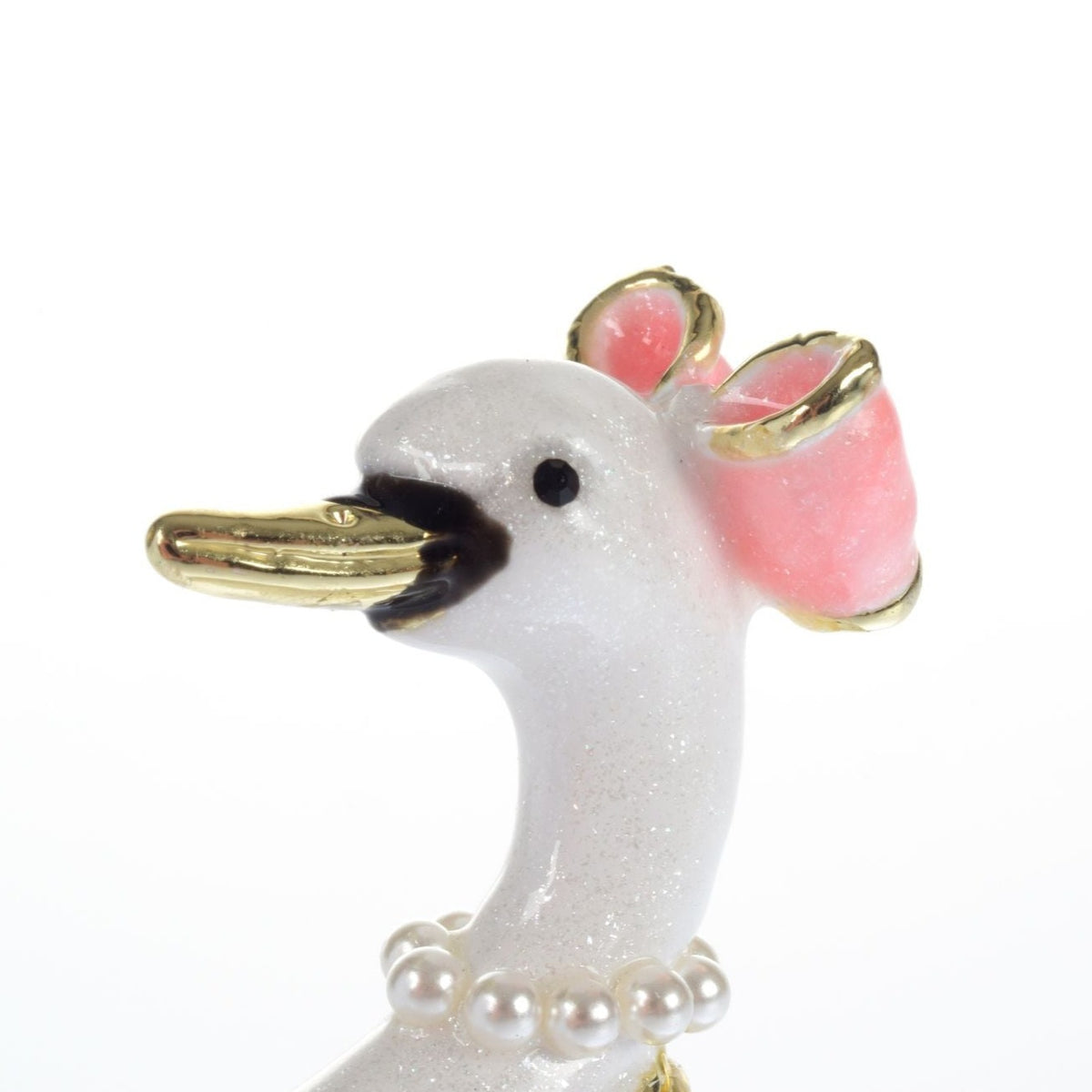 White Goose Trinket Box