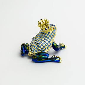 Blue Frog with Crown