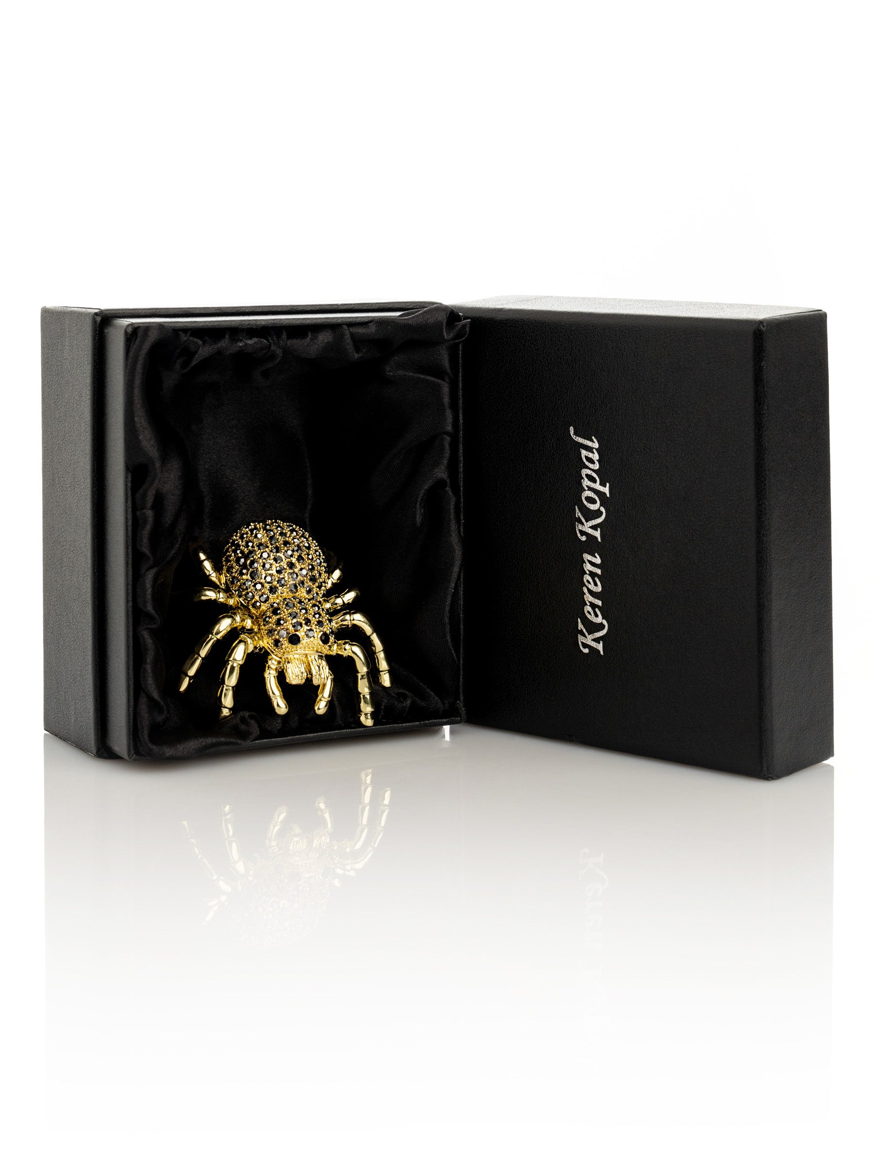 Gold & Black Tarantula Spider