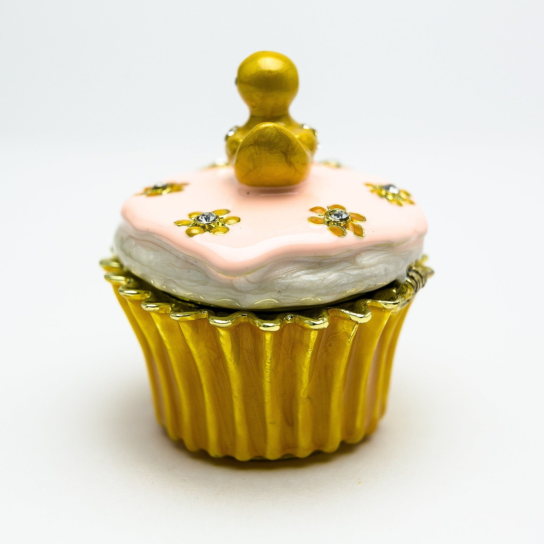 Yellow Duck on Cupcake Baby Shower Keren Kopal