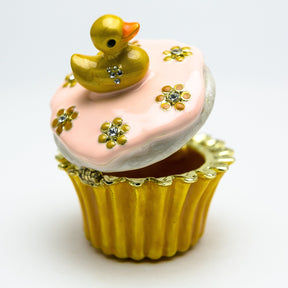 Yellow Duck on Cupcake Baby Shower Keren Kopal