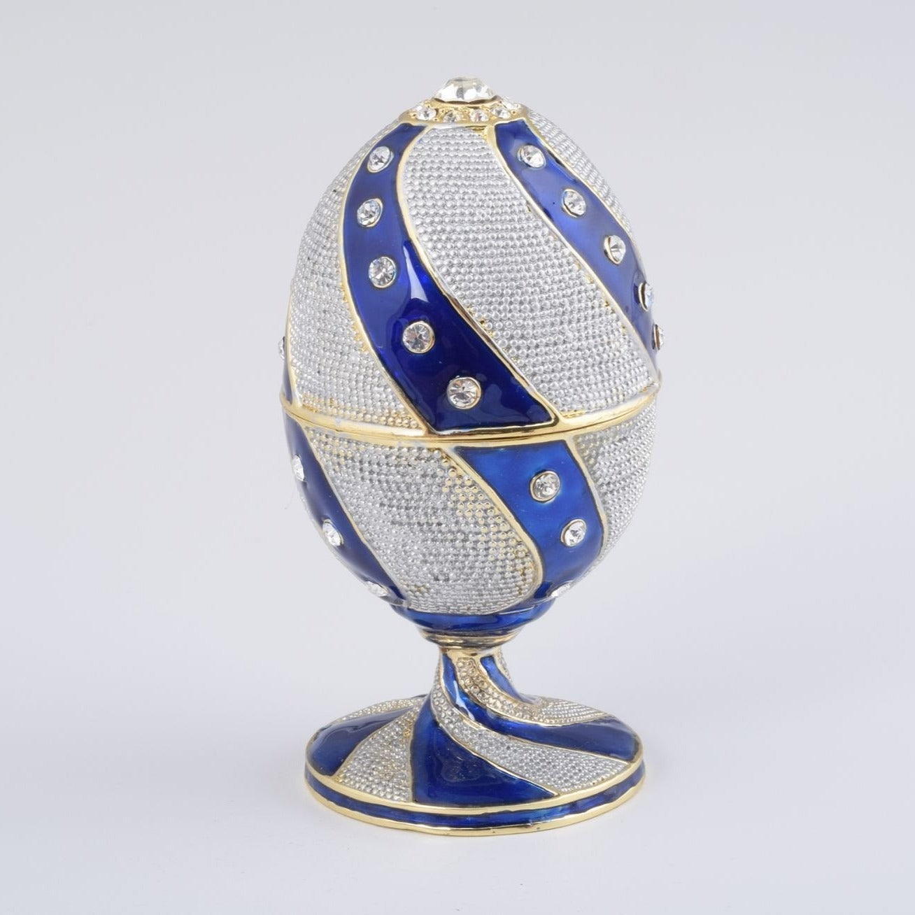 Keren Kopal Blue & White Faberge Egg  68.50