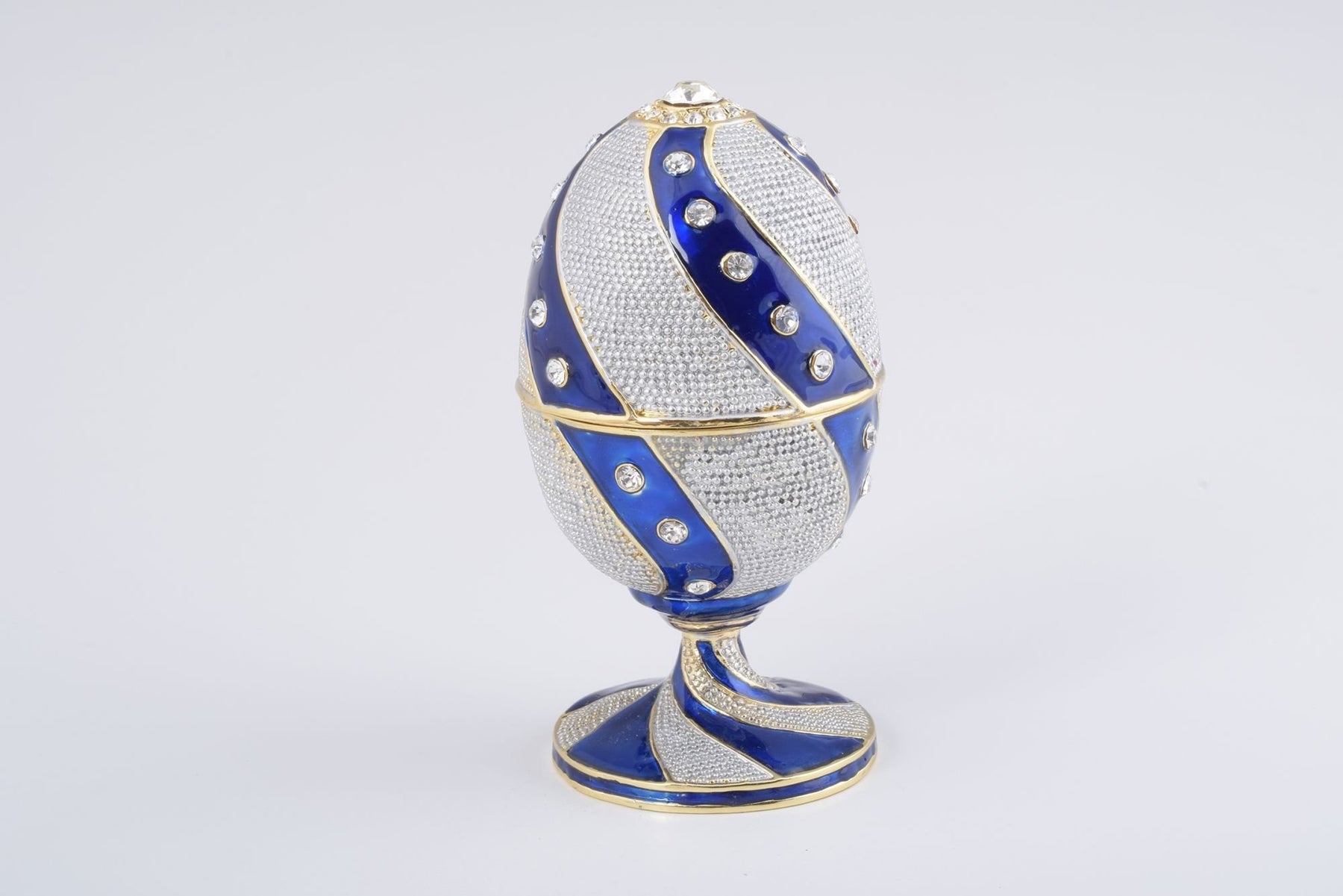 Keren Kopal Blue & White Faberge Egg  68.50