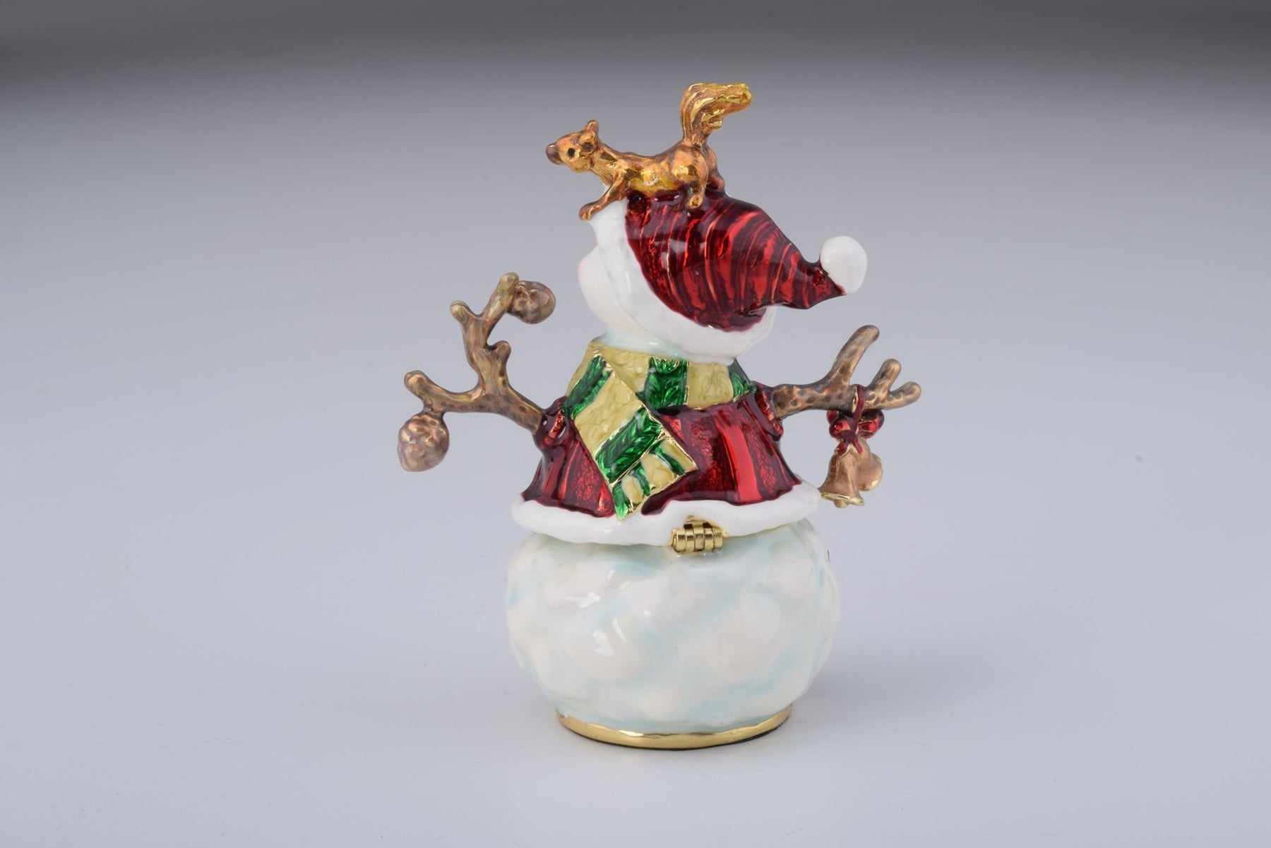 Keren Kopal Christmas Snowman with a Squirrel on His Head  66.00